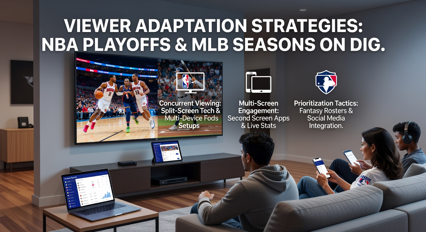 Multiple screens showing synchronized NBA and MLB live streams with scheduling apps visible